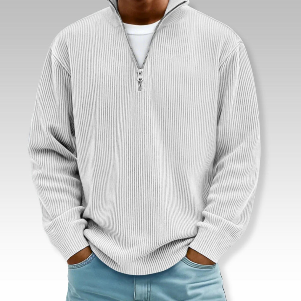 Adonis | Jersey Ligero con Cuello de Cremallera