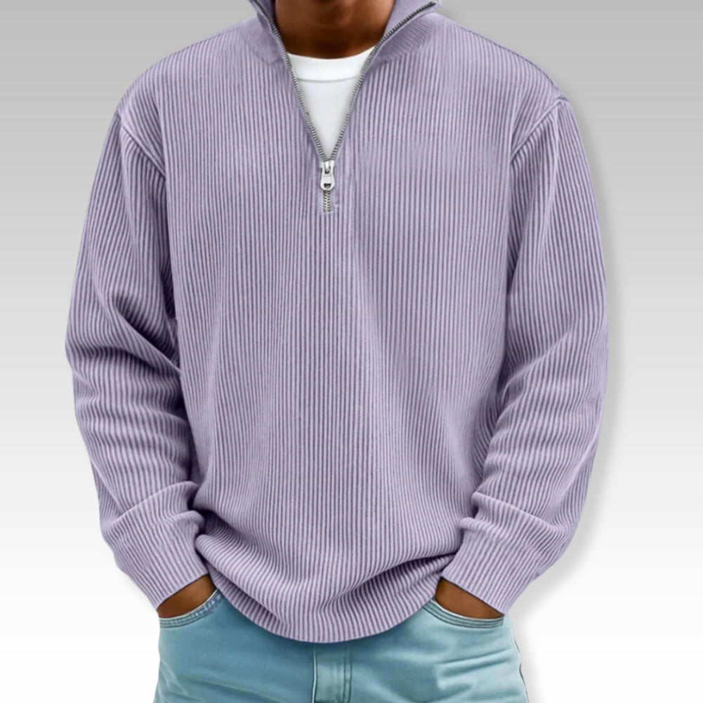 Adonis | Jersey Ligero con Cuello de Cremallera