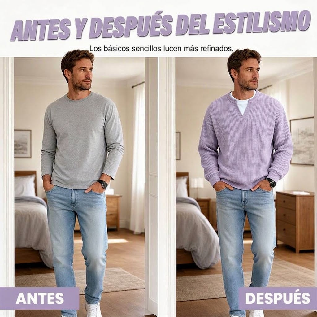 Lorenzo | Jersey Waffle Doble Capa