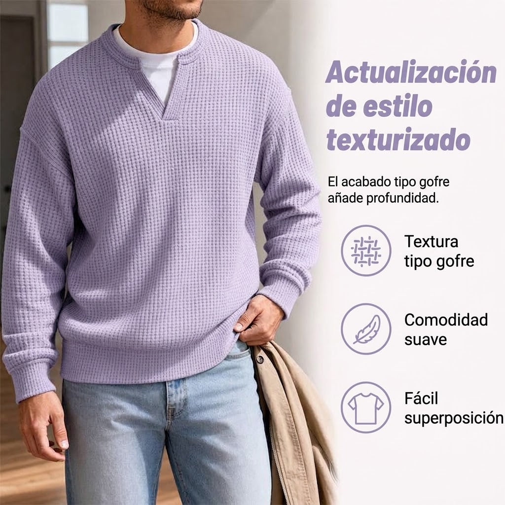 Lorenzo | Jersey Waffle Doble Capa