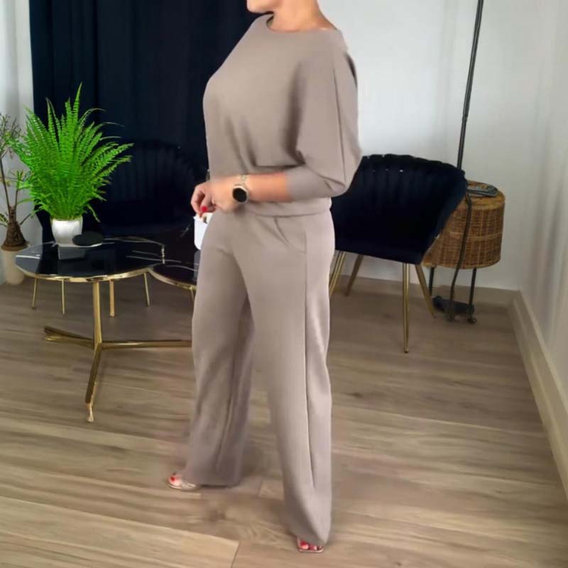 Conjunto elegante de 3 piezas: cárdigan largo + top + pantalón
