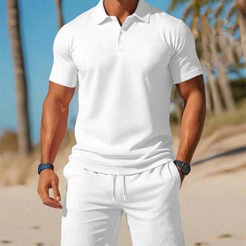 Conjunto de dos piezas para hombre – Camiseta y pantalón corto