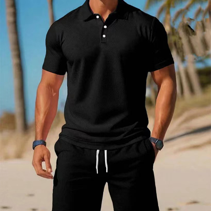Conjunto de dos piezas para hombre – Camiseta y pantalón corto