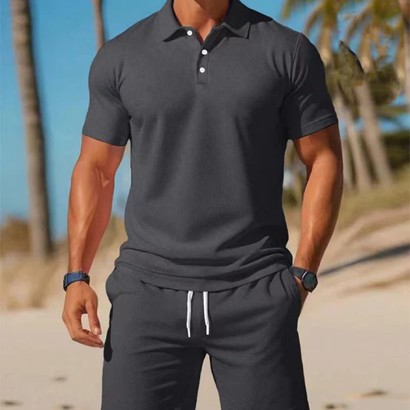 Conjunto de dos piezas para hombre – Camiseta y pantalón corto